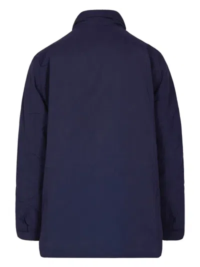 K-way Warm Ottoman Jacket With Windproof Features In Blue