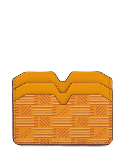 Moreau Geometric-pattern Cardholder In Green