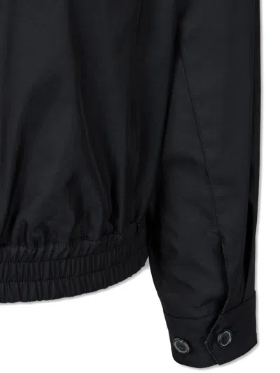 Studio Tomboy Reversible Harrington Jacket In Gray