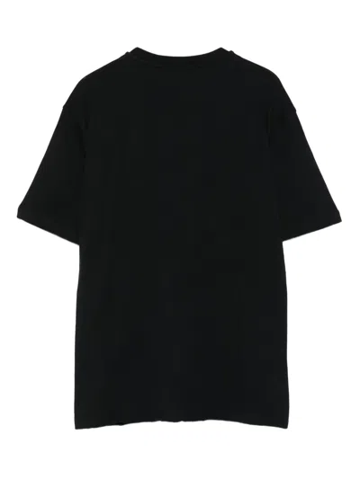 Msgm Logo-print T-shirt In Black