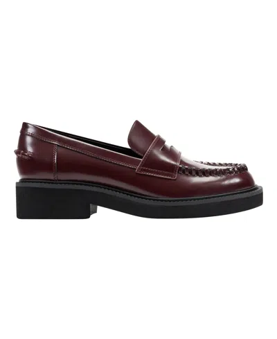 Marc Fisher Ltd Women's Dagman Loafer Flats In Burgundy