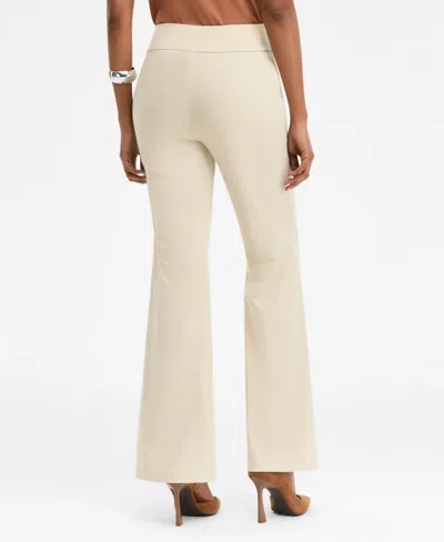 Inc International Concepts Women's Flared-leg Pull-on Pants, Exclusively At Macy's In Yellow