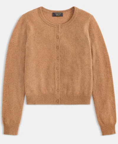 Charter Club Petite Cashmere Crewneck Button-front Cardigan, Exclusively At Macy's