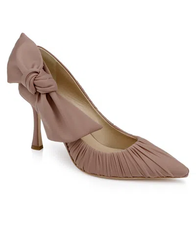 Badgley Mischka Women's Vanesa Jersey Knit Pumps In Pink