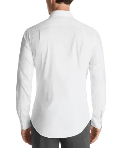 Tommy Hilfiger Men's Tech Athletic Fit Dress Shirt In White
