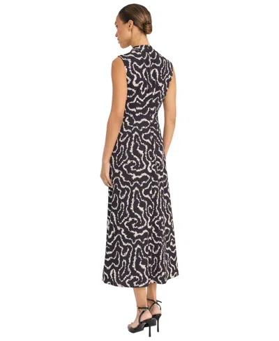 Maggy London Women's Sleeveless Midi Dress In Black