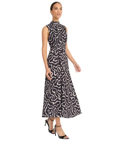 Maggy London Women's Sleeveless Midi Dress In Black