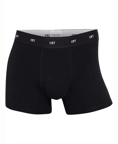 Cr7 Men's Viscose From Bamboo Blend Trunks, Pack Of 3