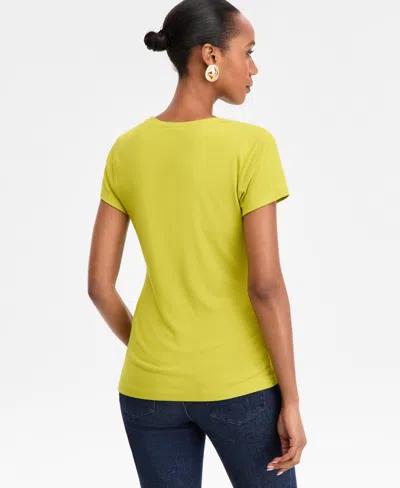 Inc International Concepts Women's Ribbed Scoop-neck Top, Exclusively At Macy's In Multi