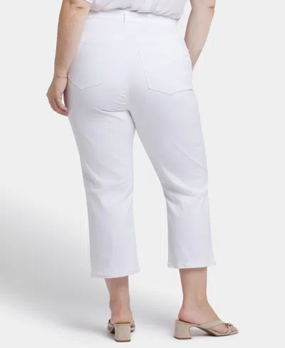 Nydj Plus Size Margot Girlfriend Pull On Jeans In White