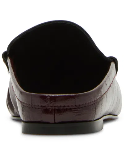 Steve Madden Women's Rafe Tailored Slip-on Loafer Mules In Brown