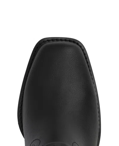 Mia Women's Dagny-s Square Toe Western Style Boots In Black