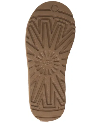 Ugg Low-profile Classic Micro Suede Flats In Brown