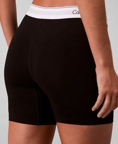 Calvin Klein Modern Cotton Blend Boxer Brief In Black
