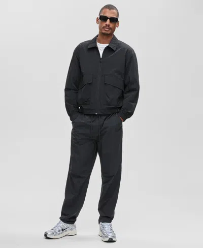 Mode Of One Men's Coaches Jacket, Macy's Exclusive In Black