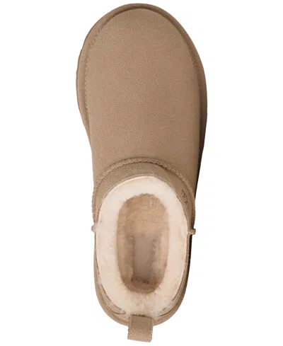 Ugg Suede Classic Micro Boots In Nude
