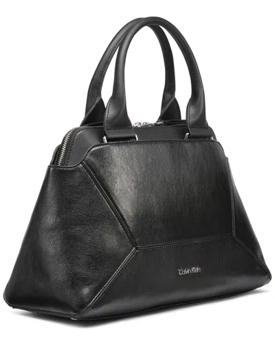 Calvin Klein Heidi Top Zipper Convertible Satchel In Multi