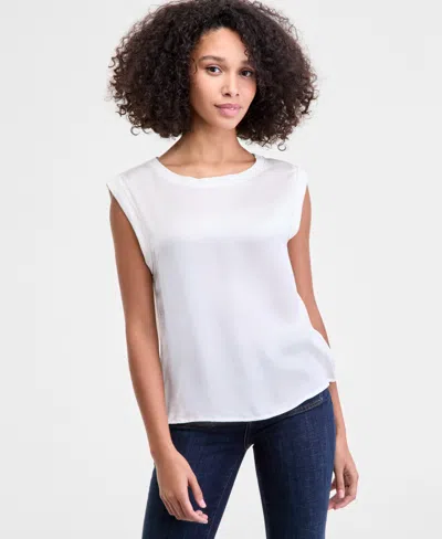 Liverpool Los Angeles Women's Sleeveless Boat-neck In White