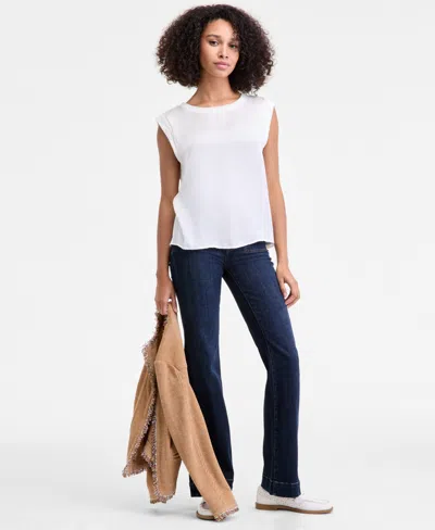 Liverpool Los Angeles Women's Sleeveless Boat-neck In White