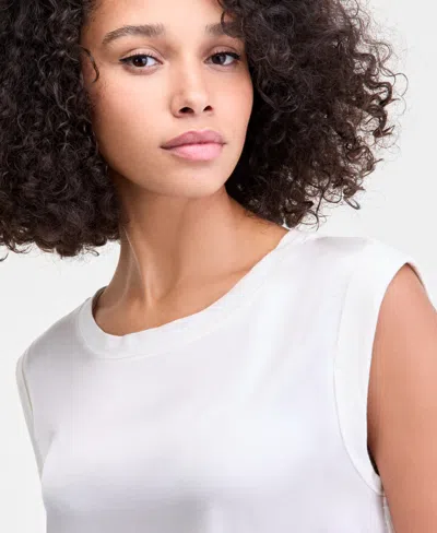 Liverpool Los Angeles Women's Sleeveless Boat-neck In White