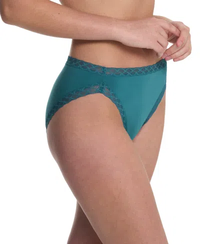 Natori Bliss French Cut Bikinis In Green