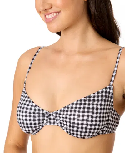 Salt + Cove Juniors' Plaid Underwire Bikini Top, Exclusively At Macy's In Multi