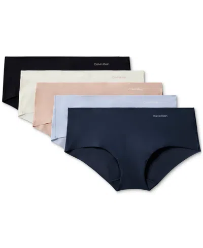 Calvin Klein Invisible Hipster 5-pack Qd3557 In Multi