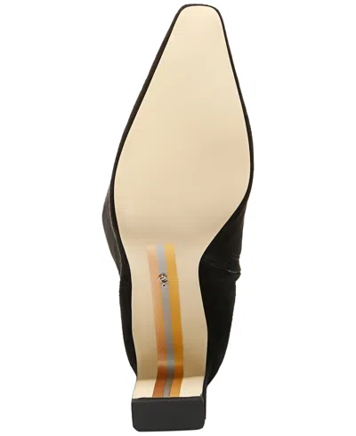 Sam Edelman Women's Sylvia Pointed Toe High Heel Boots In Black