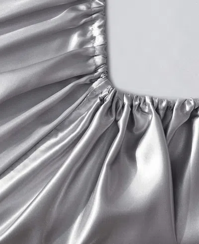 Jessica Simpson Silky Satin 4-pc. Sheet Set, King In Gray