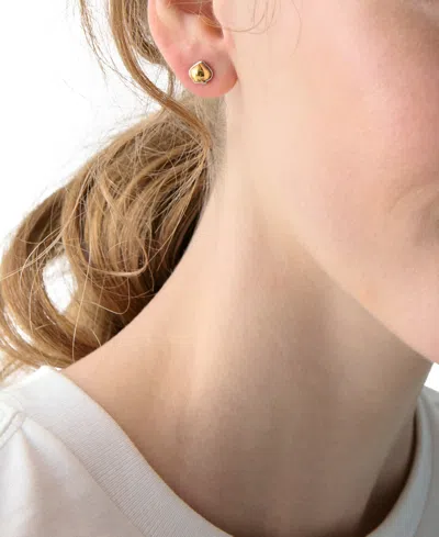 Kate Spade New York Sculpted Spade Mini Stud Earrings In Gold