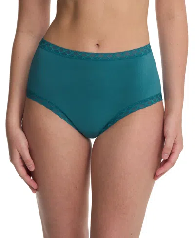 Natori Bliss Full Briefs In Green