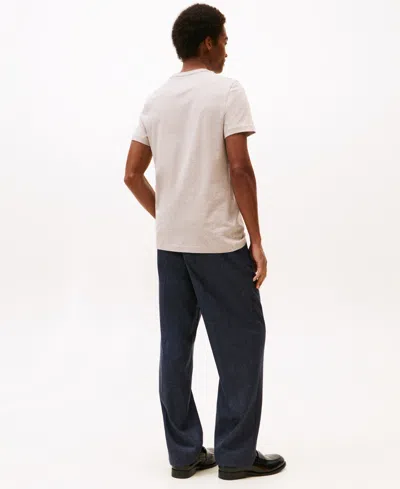 Tommy Hilfiger Men's Embroidered Logo Slim-fit Crewneck T-shirt In White