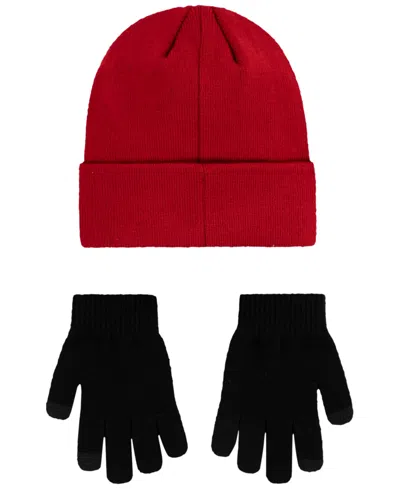 Jordan Big Kids 2-piece Beanie And Gloves Set In Multi