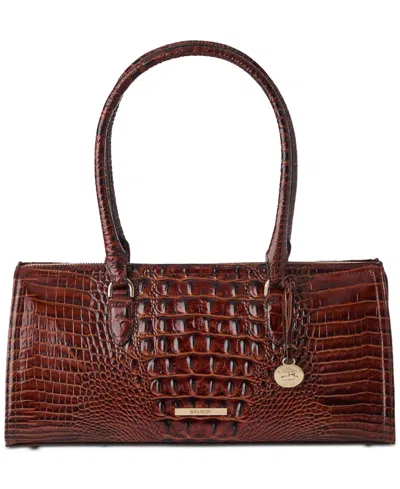 Brahmin Sophia Large Melbourne Satchel Bag In Brown