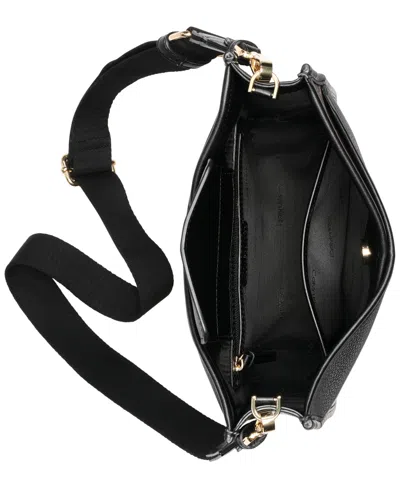 Calvin Klein Lyla Signature-blocked Adjustable Crossbody With Web Strap