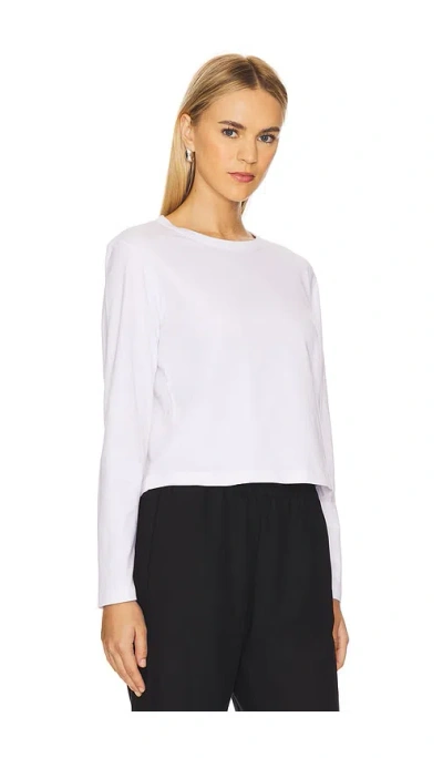 Leset Classic Millie Long Sleeve Top In White