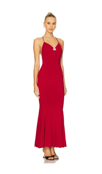 Nana Jacqueline Seraphina Dress In Red