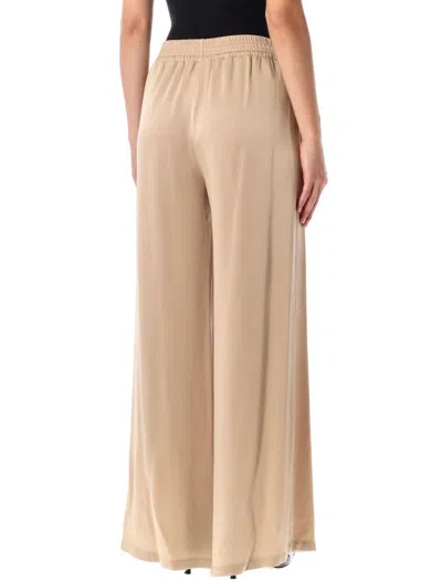 Fabiana Filippi Amelia Envers Satin Trousers In Neutral