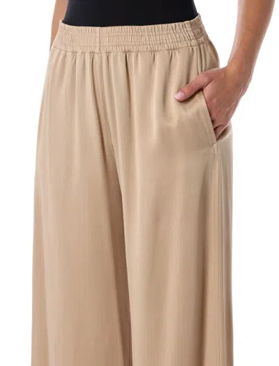 Fabiana Filippi Amelia Envers Satin Trousers In Neutral