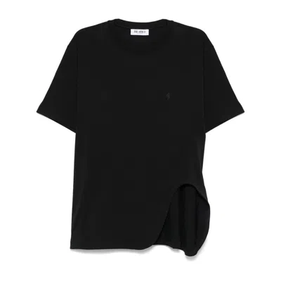 Attico Oversized T Shirt In Black