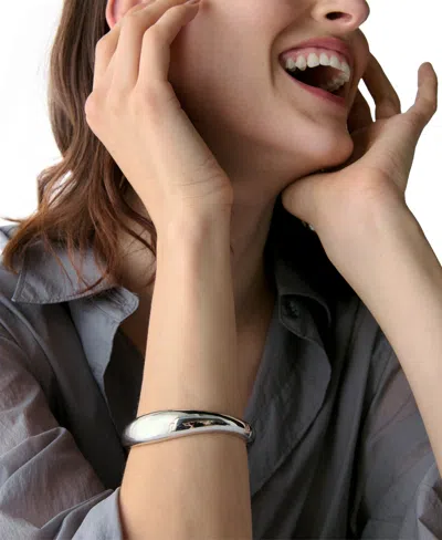 Kate Spade Molten Bangle Bracelet In Metallic