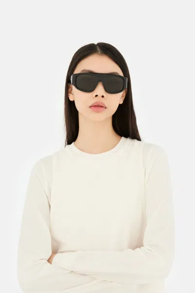 Retrosuperfuture Geometric Frame Sunglasses In Black