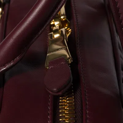 Miu Miu Borsa Arcadie In Quilted Napa. In Burgundy