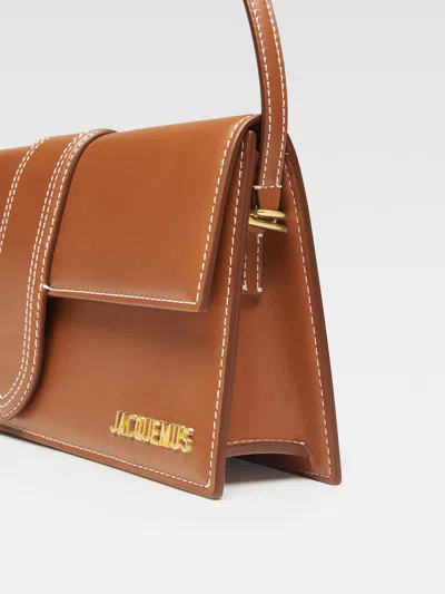 Jacquemus Brown Leather Handbag In Brown