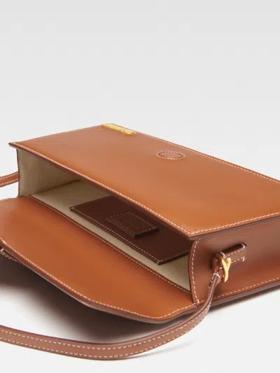 Jacquemus Brown Leather Handbag In Brown