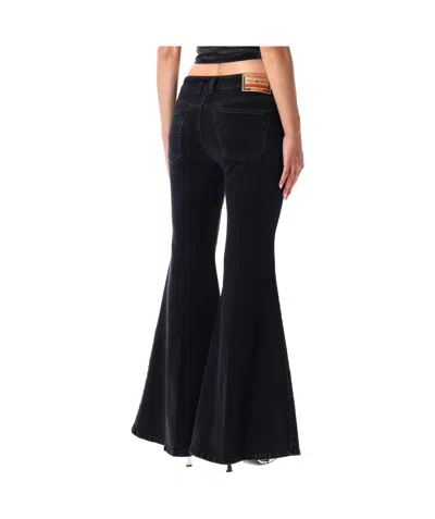 Diesel Flare Jeans In Black
