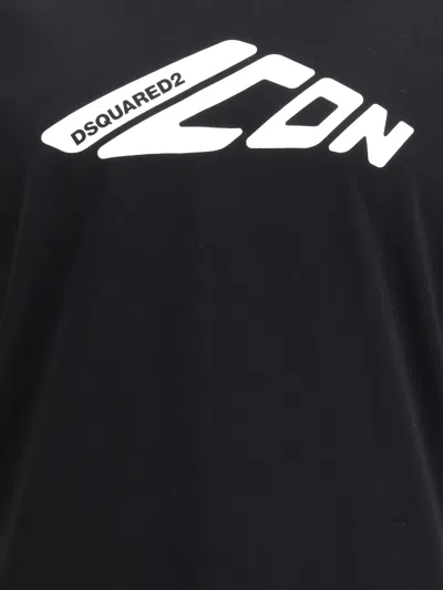 Dsquared2 Dsquared Men Cotton T-shirt In Black