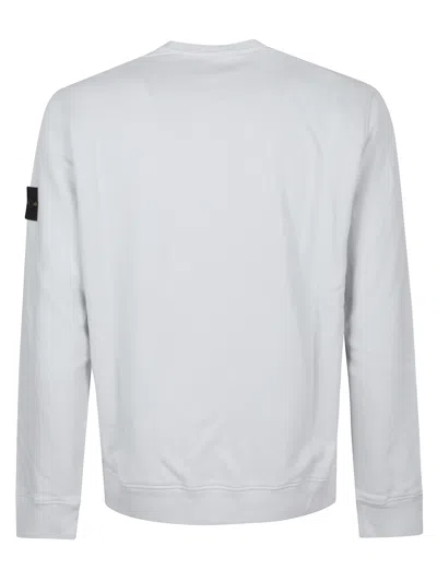 Stone Island Raglan-sleeve Patch Sweatshirt In Blue
