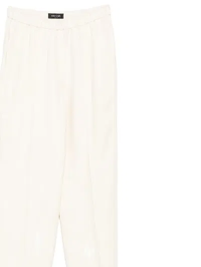 Fabiana Filippi Elasticated-waistband Trousers In White