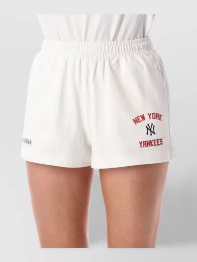 Sporty And Rich Sporty & Rich Sporty & Rich Homerun Disco Shorts In White